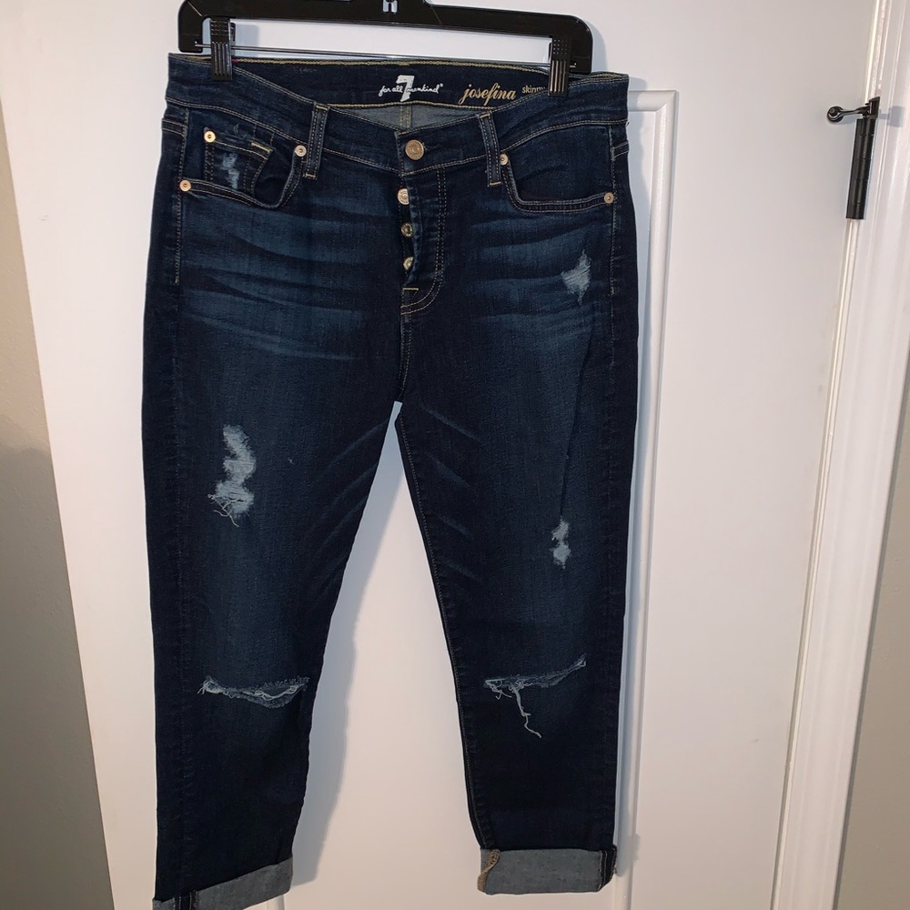 7 For All Mankind Josefina Skinny Boyfriend, 27